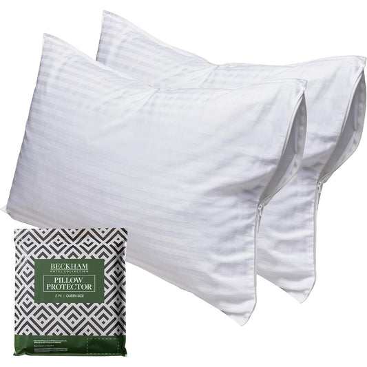 Pillow Protector With Zipper Closure